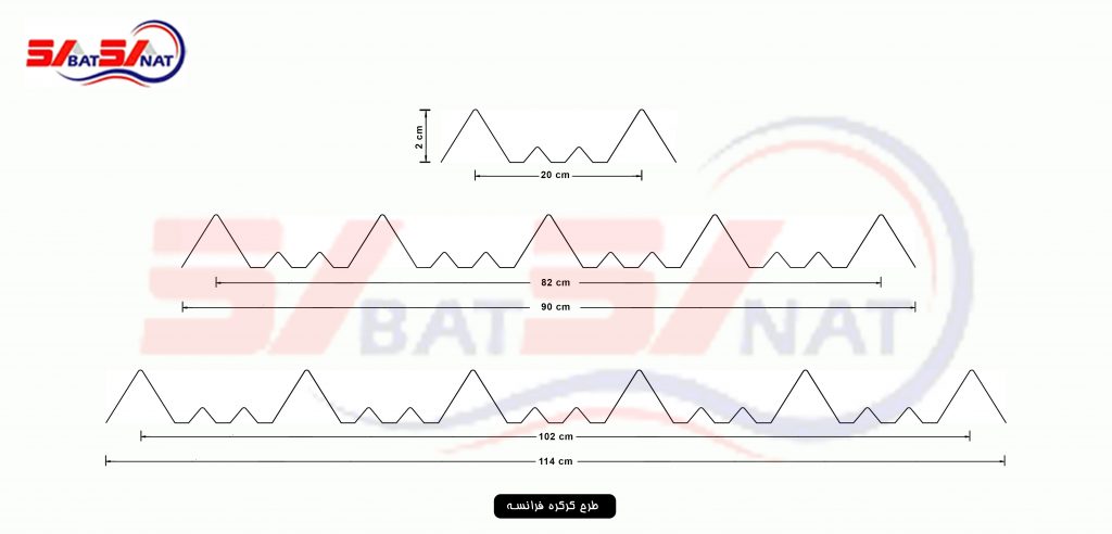 سقف طرح سفال فرانسه