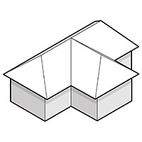 سقف ساختمان چند وجهی